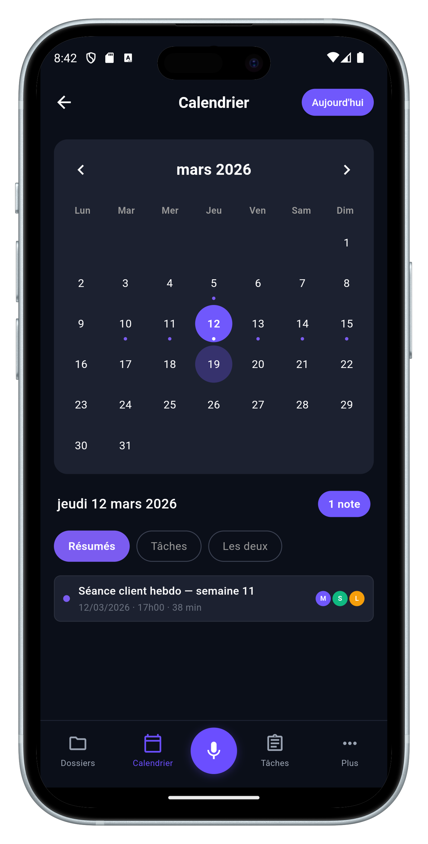 Calendrier